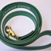 KELLY GREEN CAVALLO CANINE LEATHER LEASH