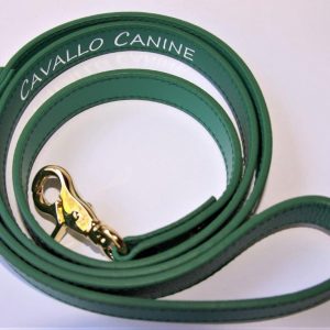 Cavallo Canine Leather Leash – Kelly Green