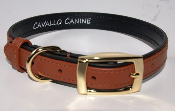 Cavallo Canine Amber& Ebony collar