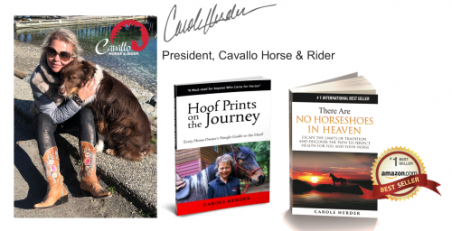 Carole Herder Signature - Cavallo Hoof Boots- Hoof Prints Book - LR