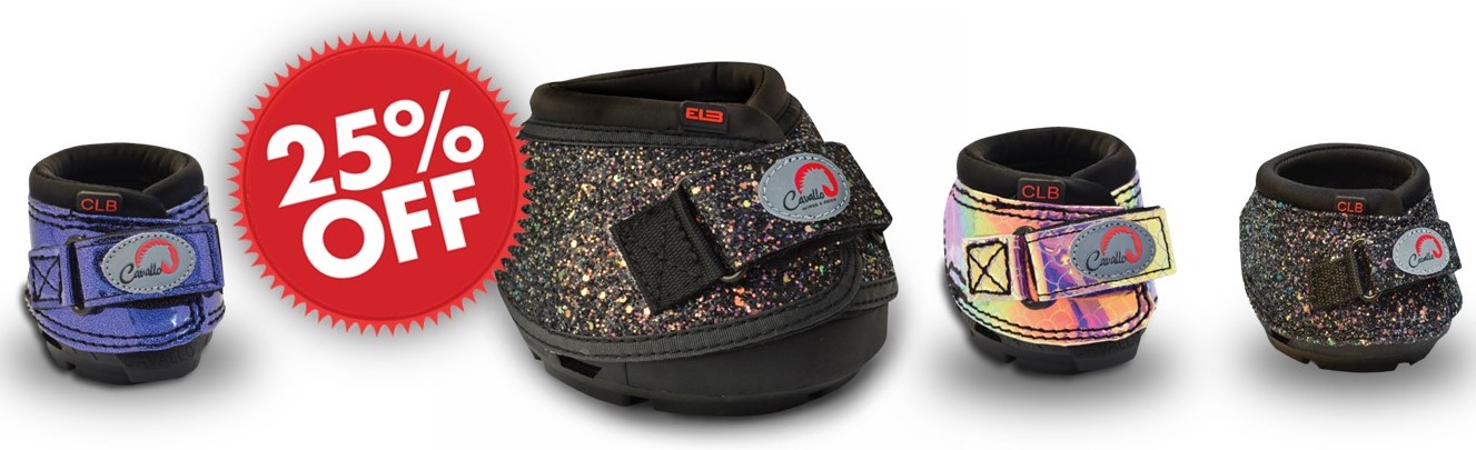 Cavallo Bling Hoof Boots 25% off plus free gift